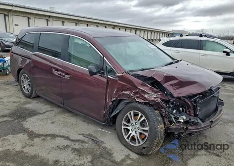 2013 Honda Odyssey Exl z USA, uszkodzony, nr VIN 5FNRL5H6XDB079723